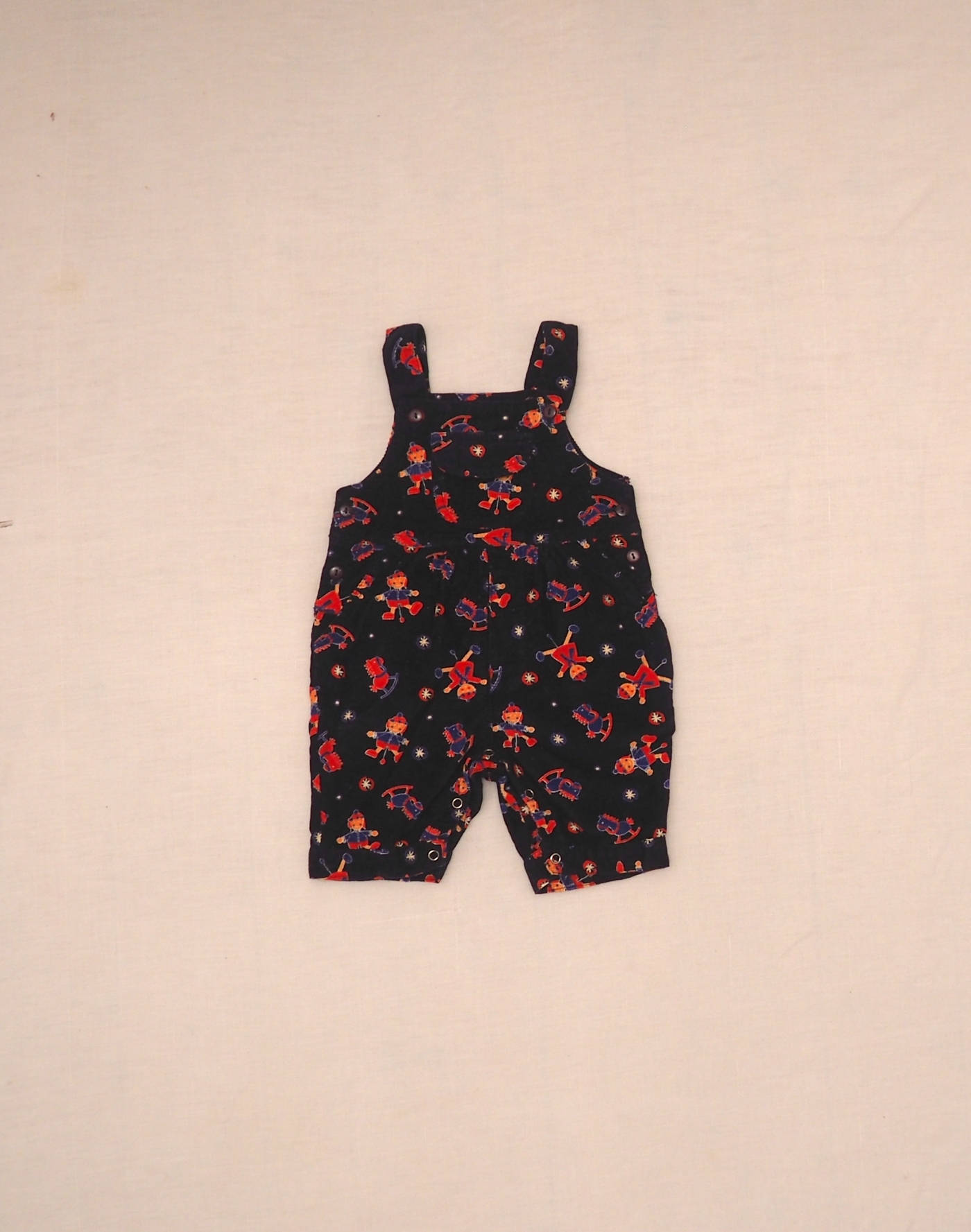 Toy velvet overalls