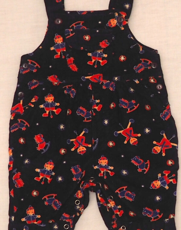 Toy velvet overalls