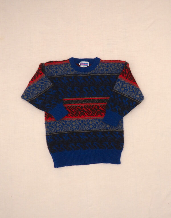 Wool jacquard sweater 6 years