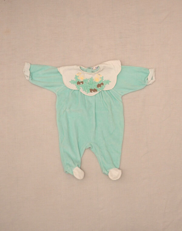 Chestnut velvet pyjamas