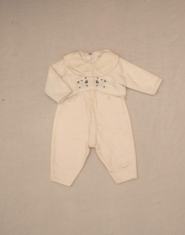 Little sheep fleece jumpsuit
