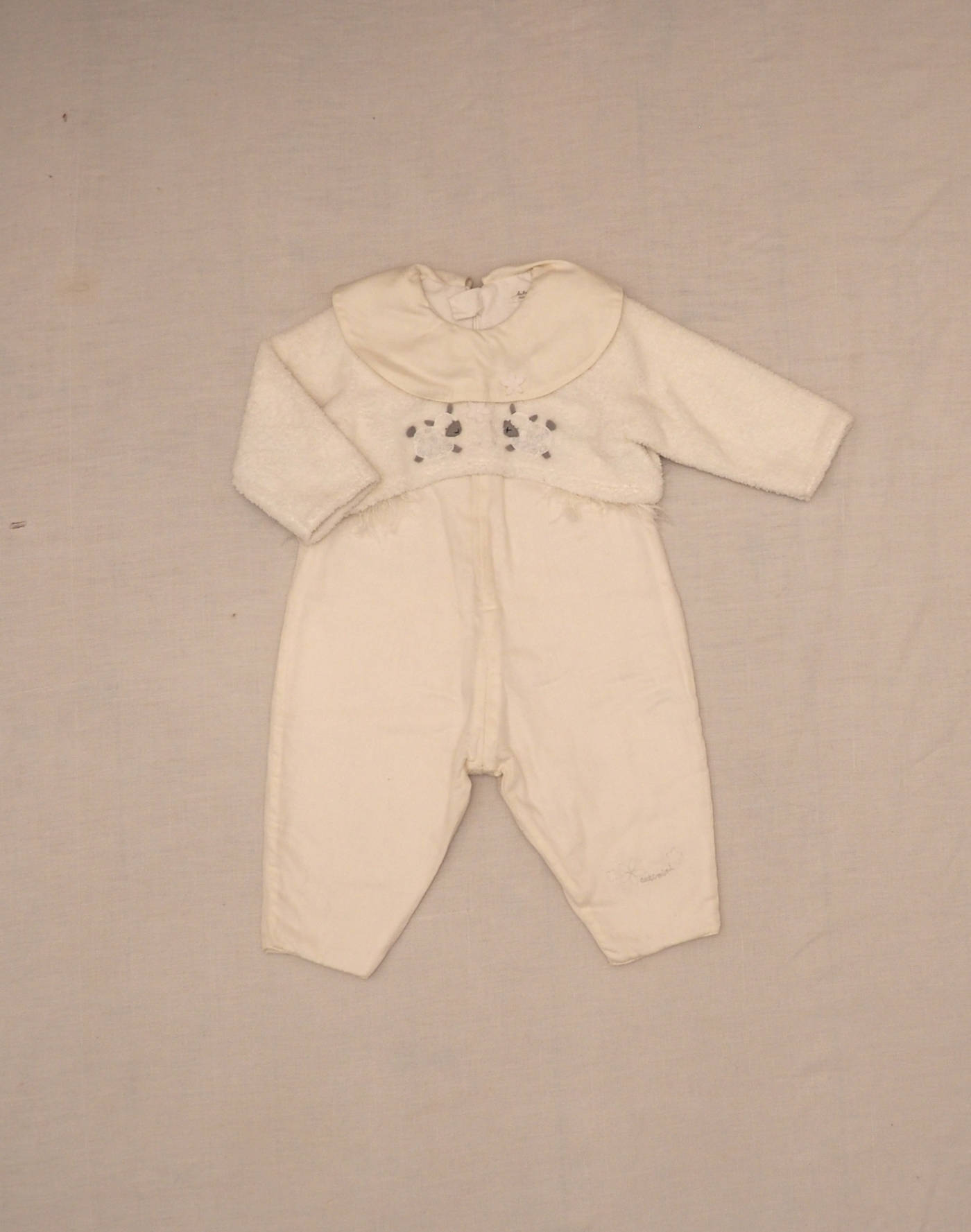 Little sheep fleece jumpsuit