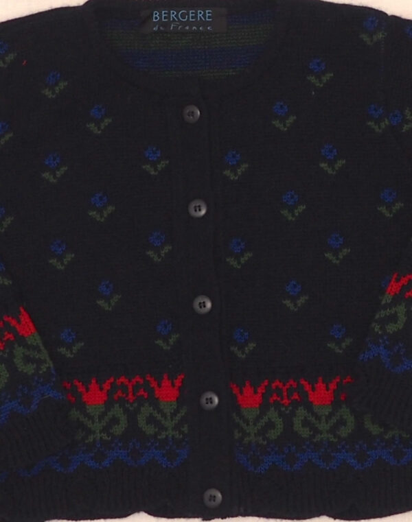 Floral jacquard cardigan 8 years
