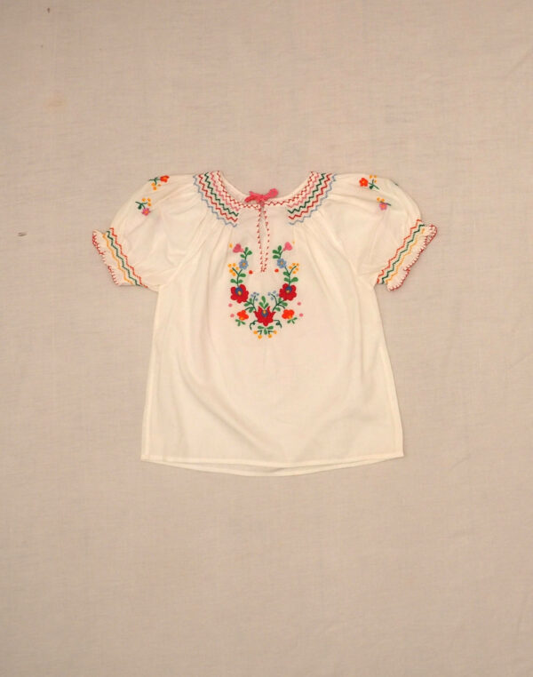Hand-embroidered blouse
