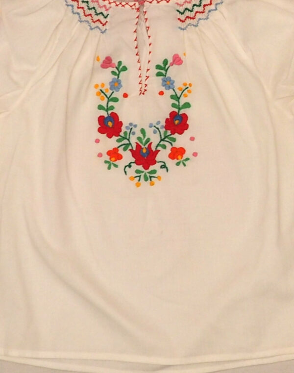 Hand-embroidered blouse