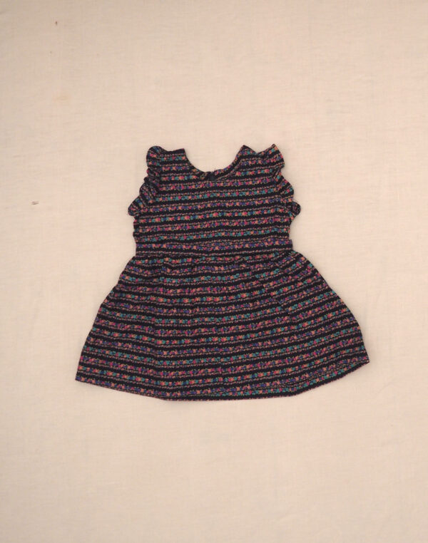 Hand-sewn floral dress