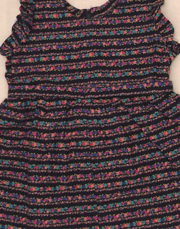 Hand-sewn floral dress