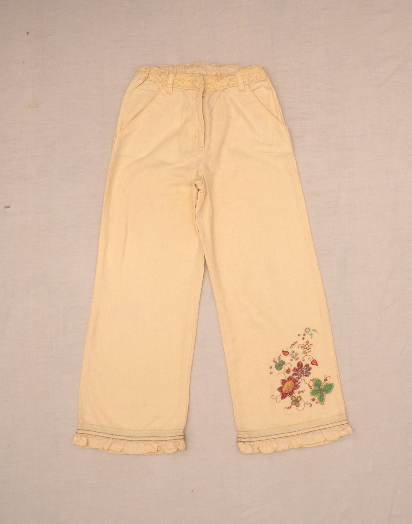 Embroidered pants 8 years