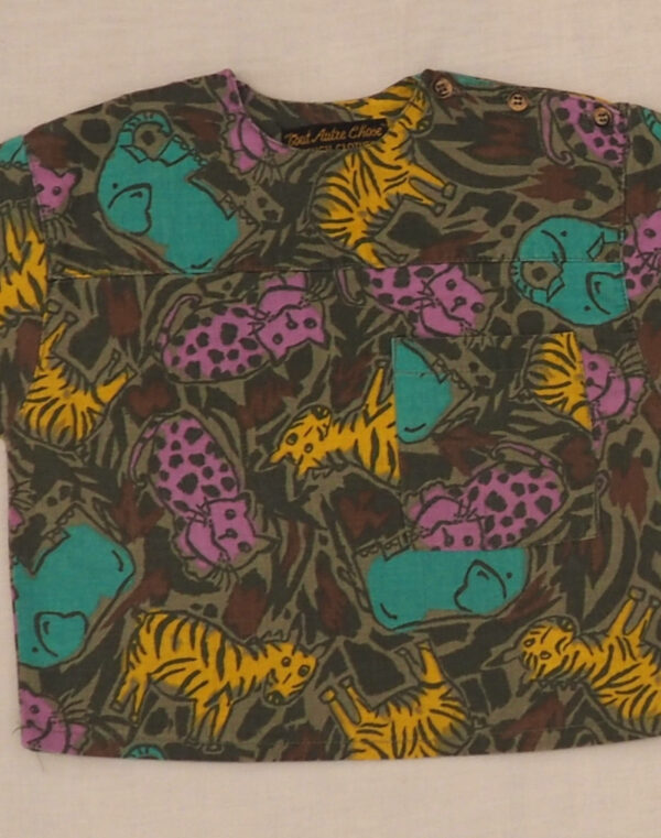 Animal print blouse