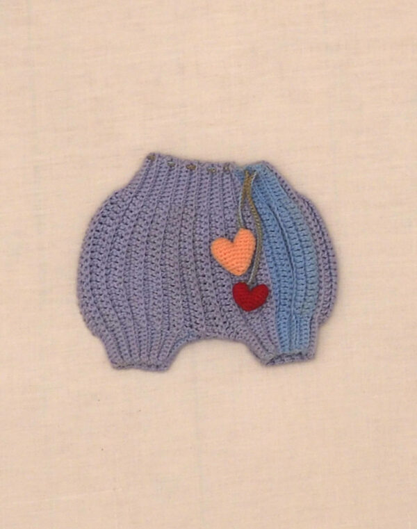 Crochet knickers with hearts