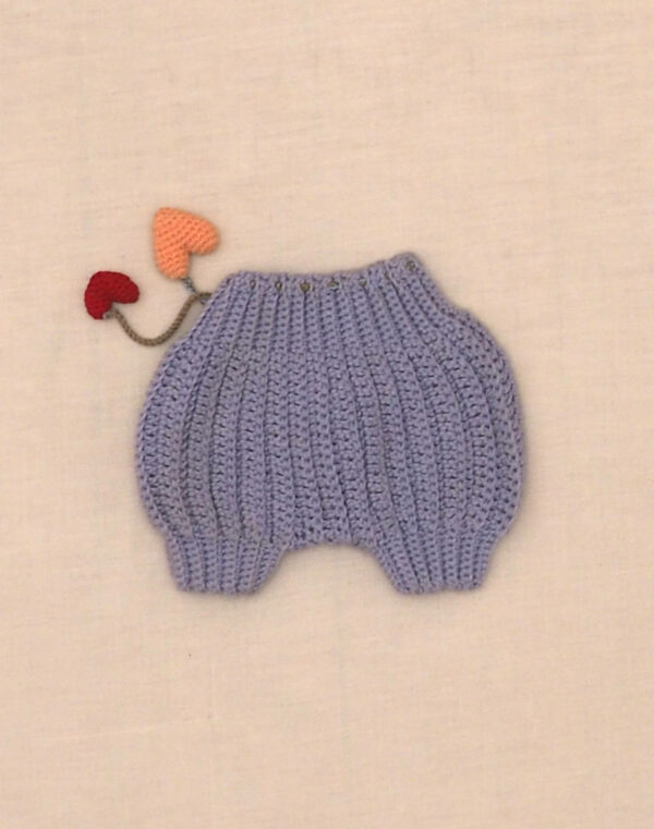 Crochet knickers with hearts