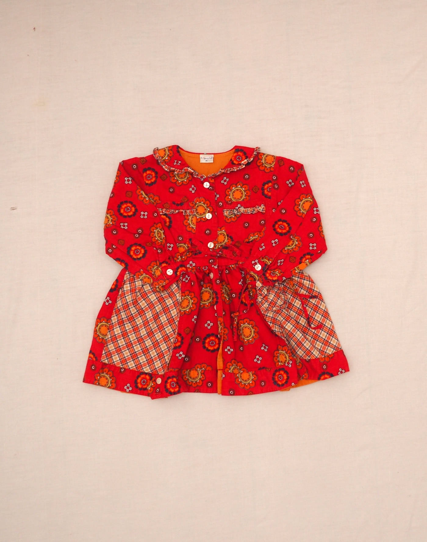 Lined winter dress