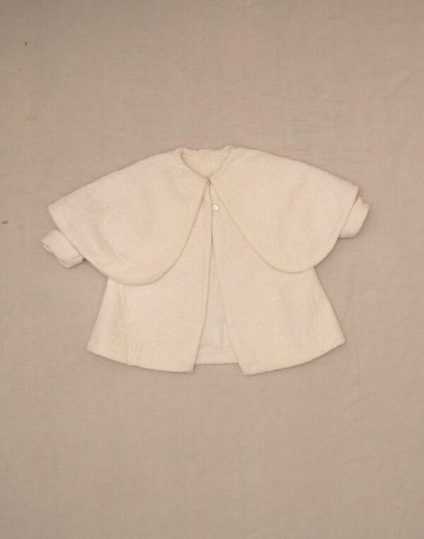 1950s embroidered formal coat