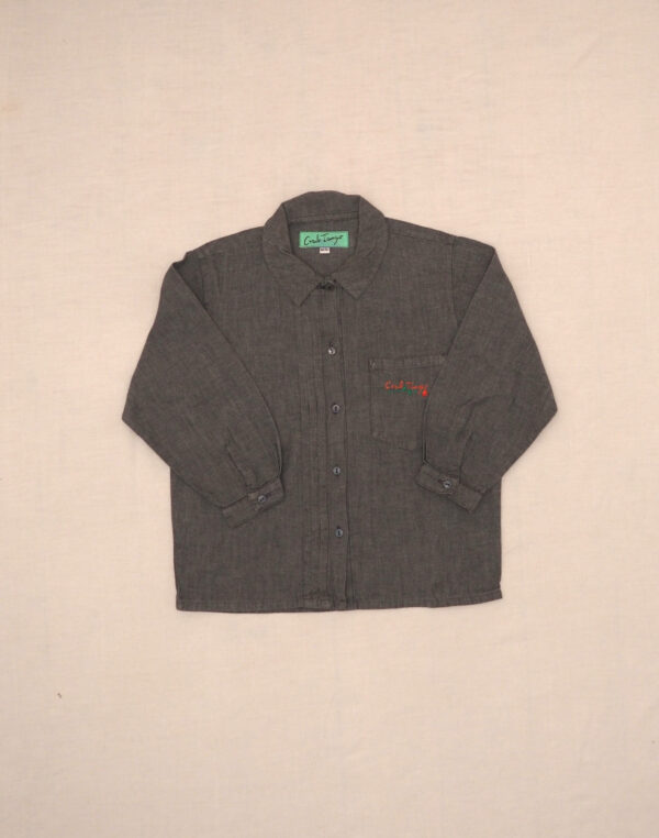 Grey embroidered shirt 6 years