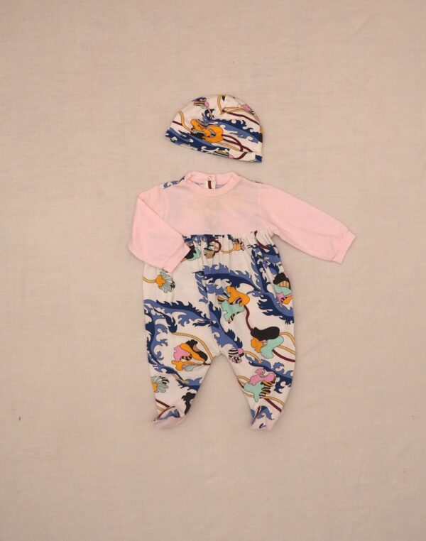 Emilio Pucci pyjama & bonnet set