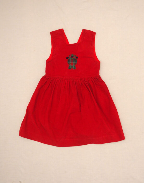 Velvet chasuble dress