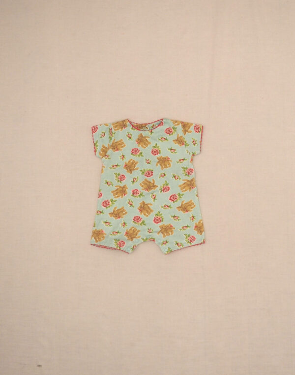 Bear & roses romper