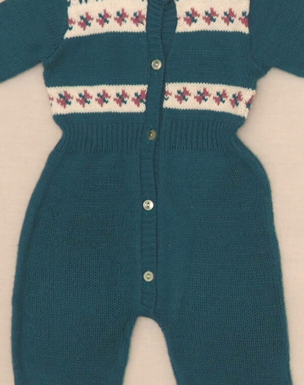 Turquoise jumpsuit 1970