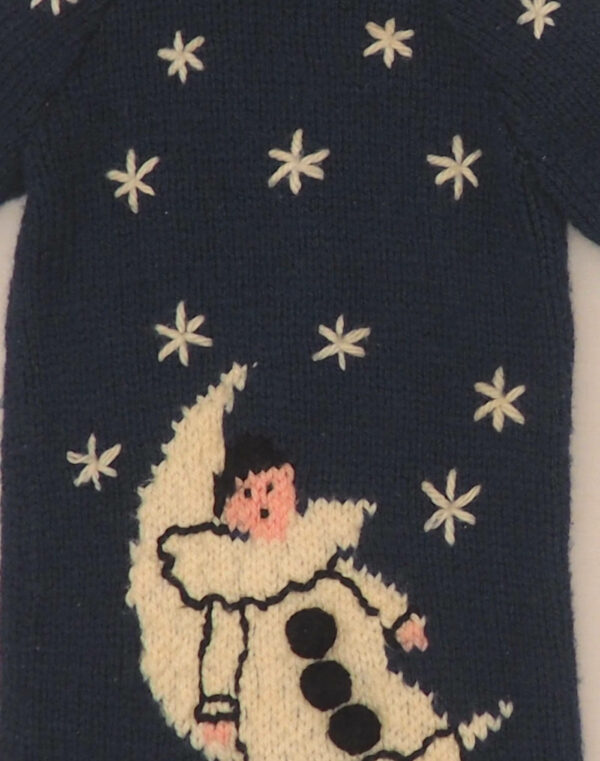 Pierrot hand-knitted sleeping bag