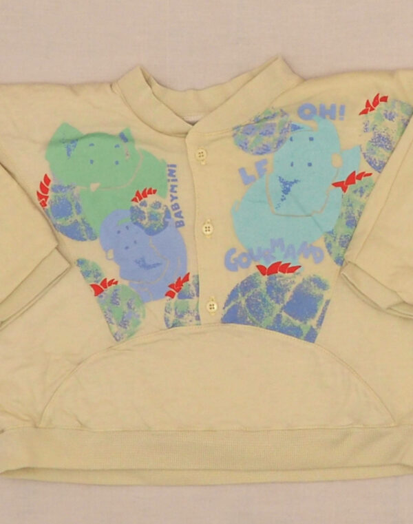 Elephant fleece sweatshirt