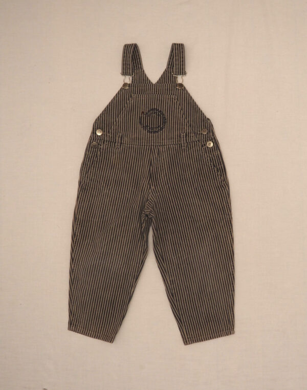 Striped overalls