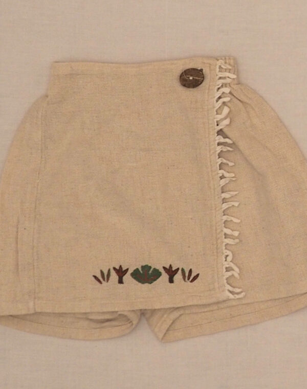 Fringed culotte skirt