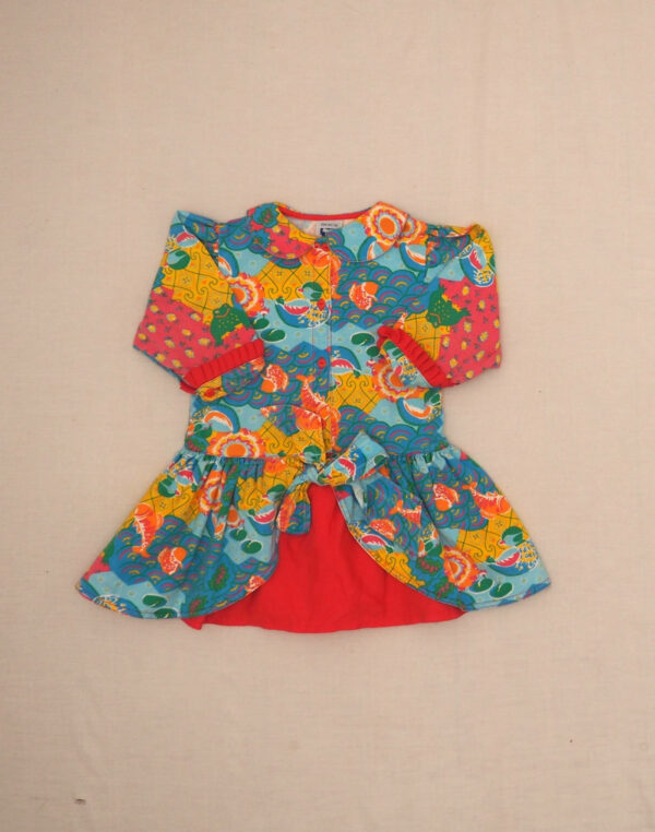 Robe d’hiver fleurie