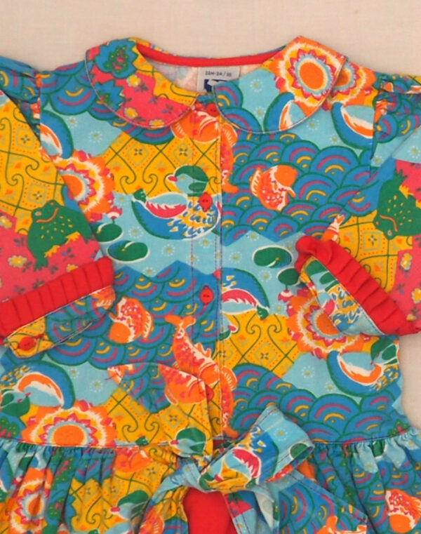 Robe d’hiver fleurie