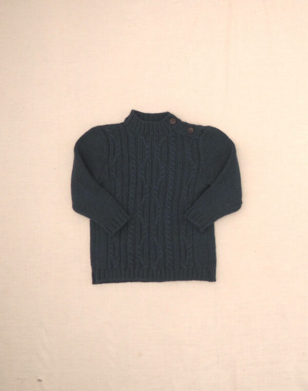Cable sweater