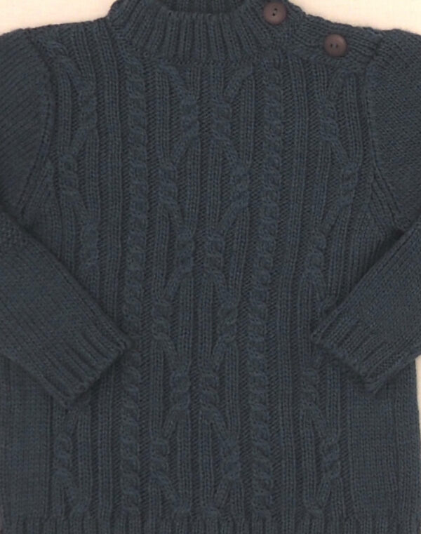 Cable sweater