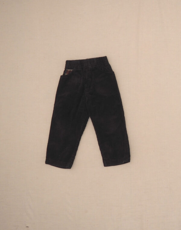 Black corduroy pants