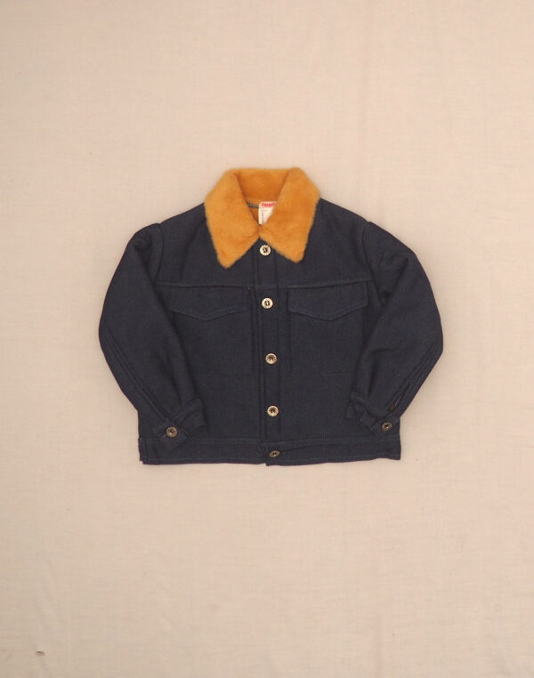 Veste à col fourrure