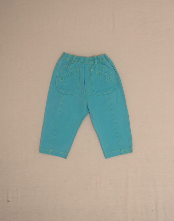 Pantalon turquoise