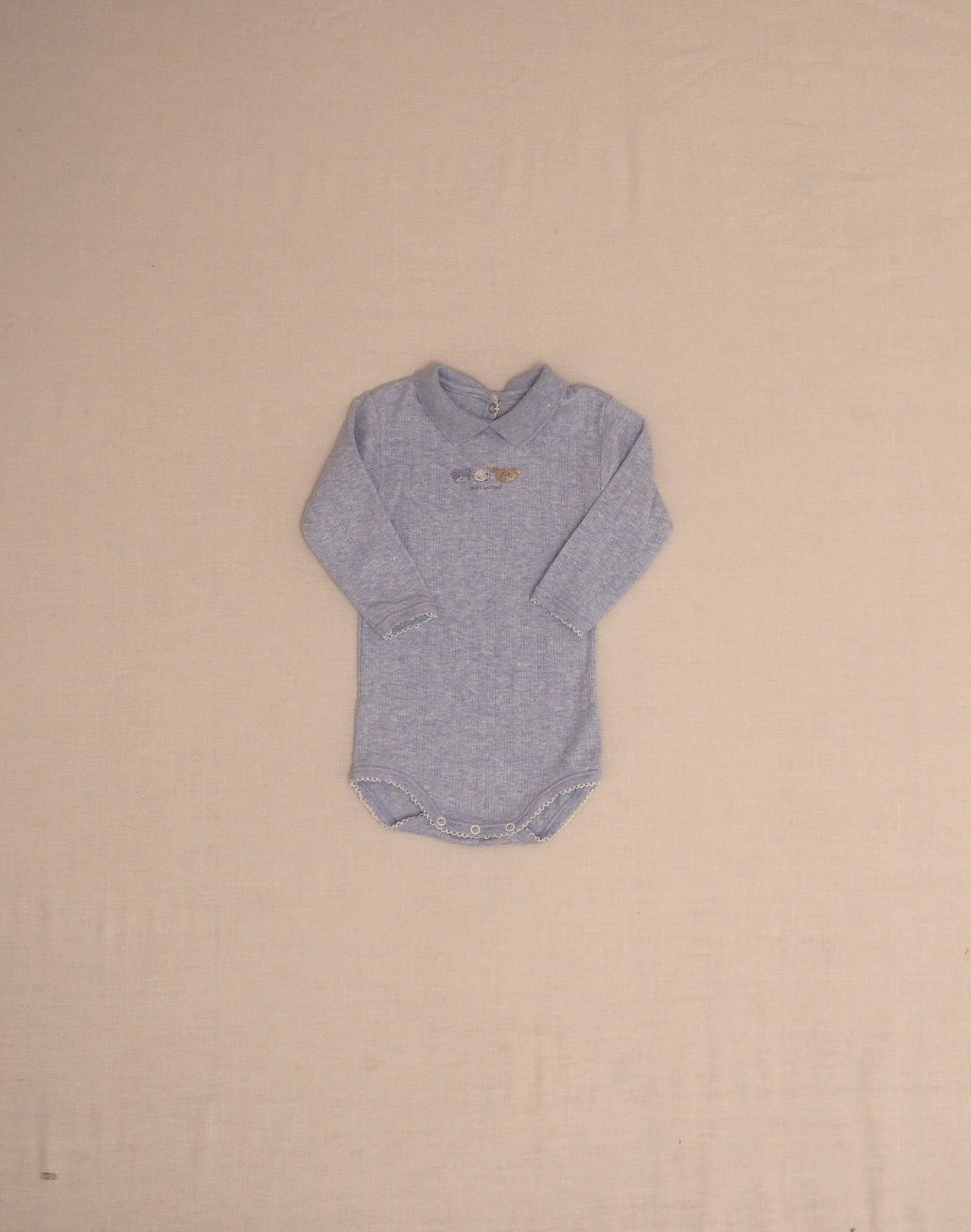 Blue mottled bodysuit Petit Bateau