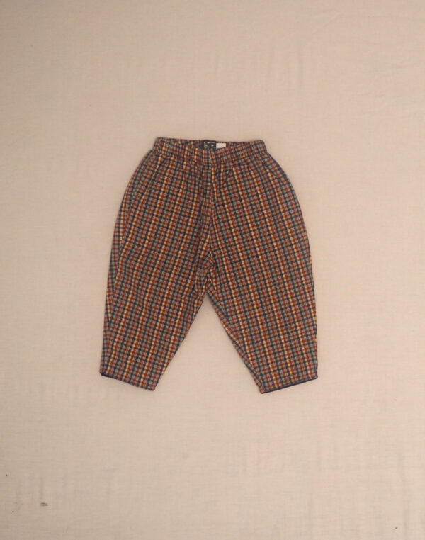 Pantalon à carreaux doublé