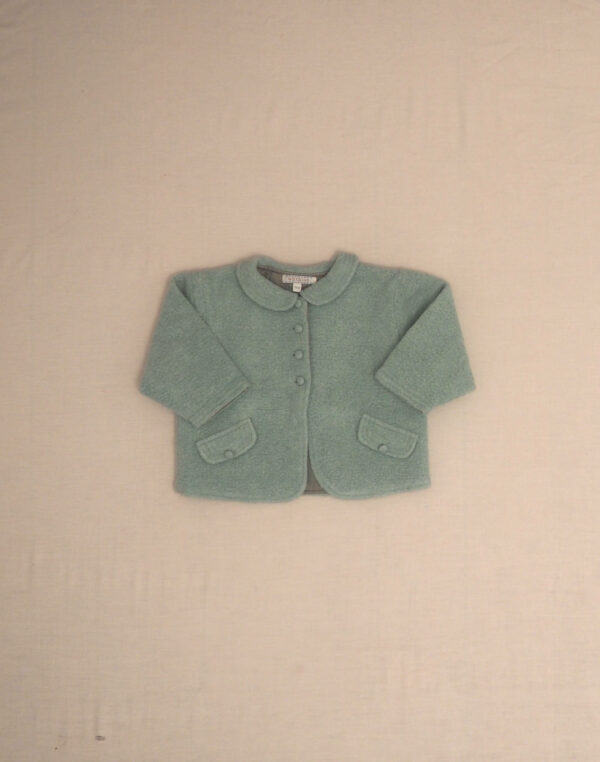Boiled wool effect jacket