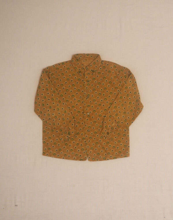 Floral velvet shirt 6 years