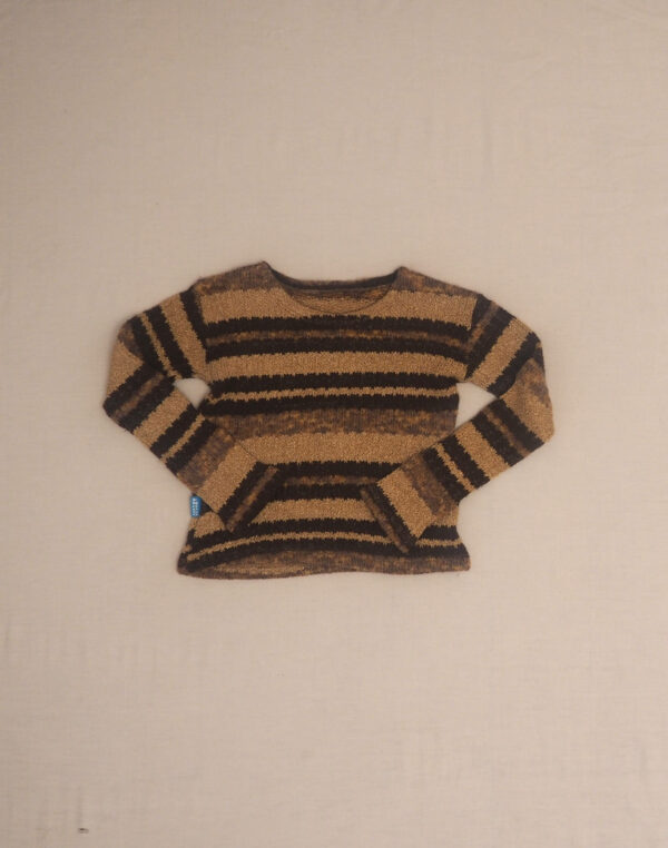 Pull à rayures lurex 6 ans