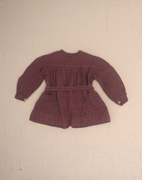 1950s plaid blouse