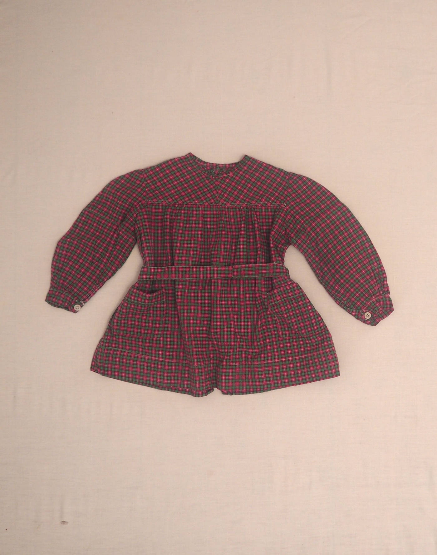 1950s plaid blouse