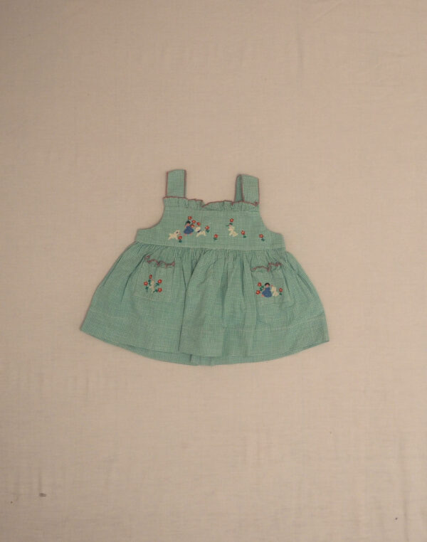 Gingham garden blouse 1950