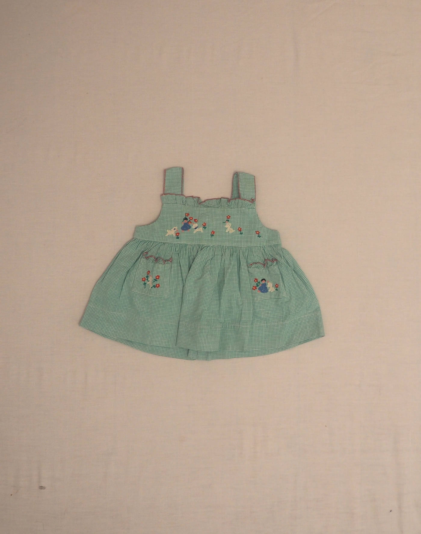 Gingham garden blouse 1950