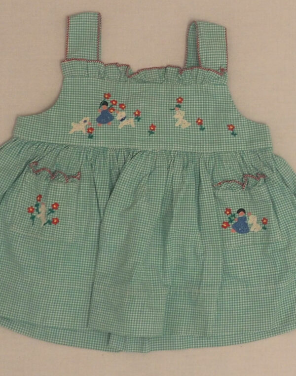 Gingham garden blouse 1950