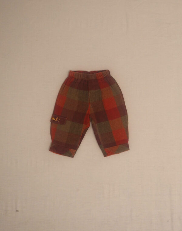 Pantalon à carreaux épais