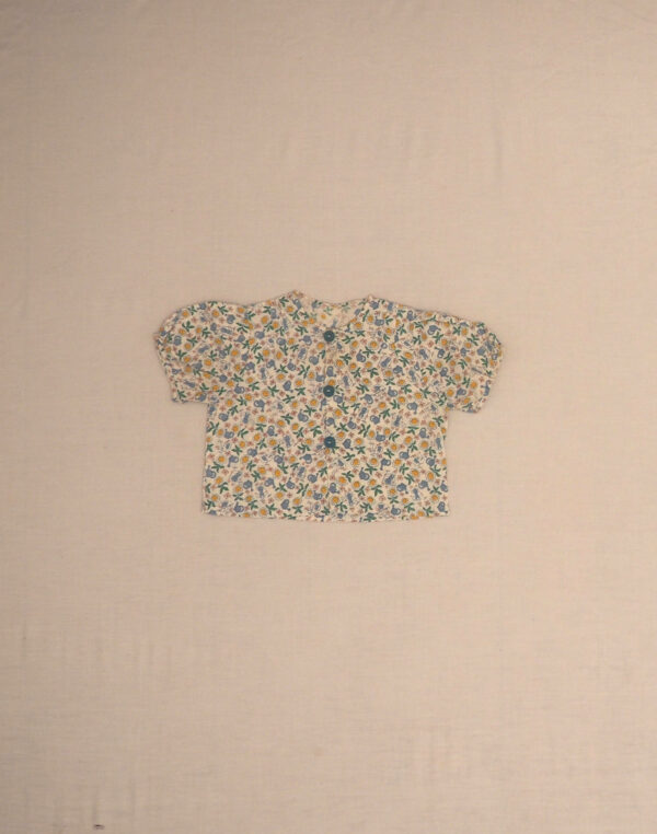 Blouse 1950 daisies & gardener