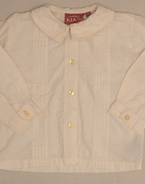 White embroidered shirt