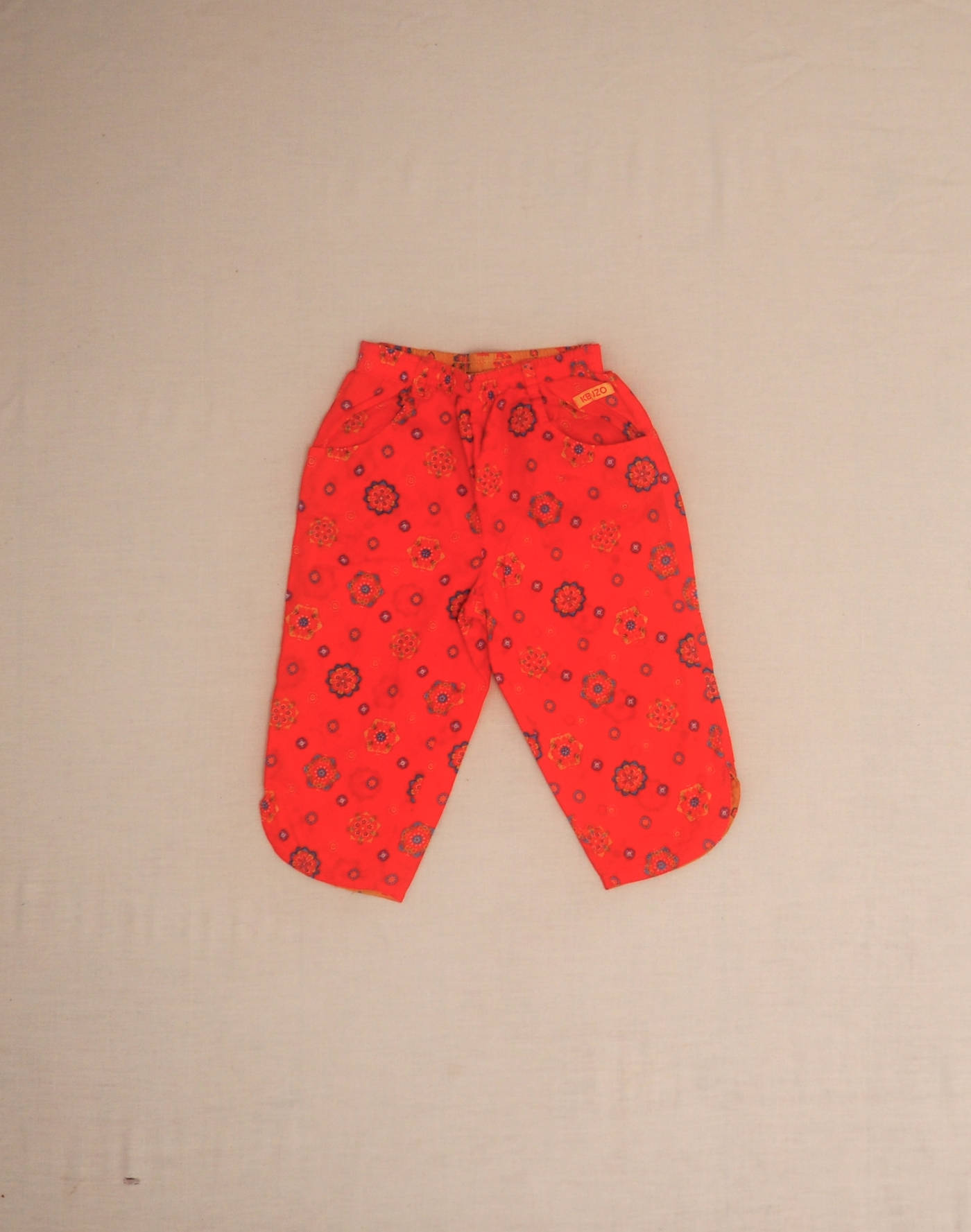 Pantalon réversible fleuri Kenzo