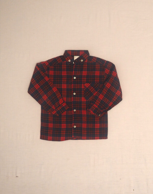 6-year-old plaid shirt