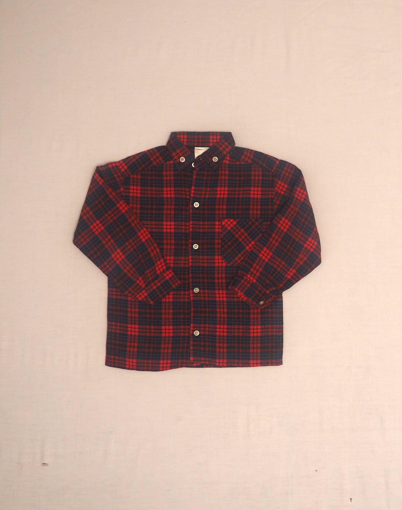 6-year-old plaid shirt
