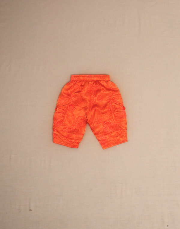 Pantalon satiné fleuri